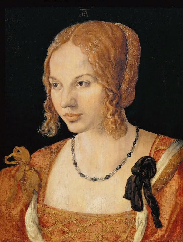 Albrecht Durer Portrait of a Young Venetian Woman (mk08) oil painting picture